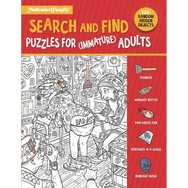 Search and Find Puzzle Book For (Immature) Adults
