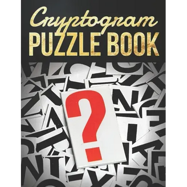 Cryptogram Puzzle Book: Cryptograms Puzzle Books for Adults, Challenging cryptograms, Great for boosting your brain's abilities