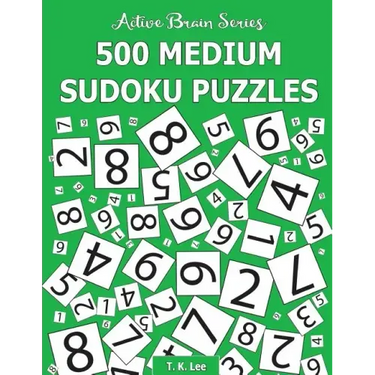 500 Medium Sudoku Puzzles: Active Brain Series Book 2