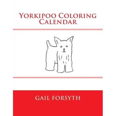 Yorkipoo Coloring Calendar