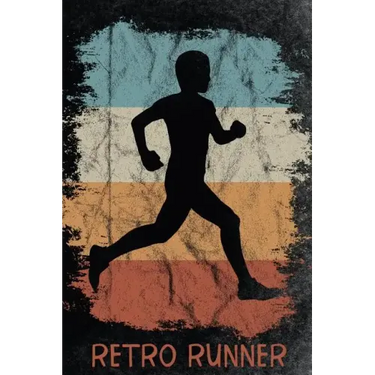 Retro Runner: Funky 365 days runners log book to track your day-by-day training progresses