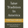 Ìṣẹ̀ṣe Tradition In America: Book One: Introduction to Òrìṣà'Ìfá Worship