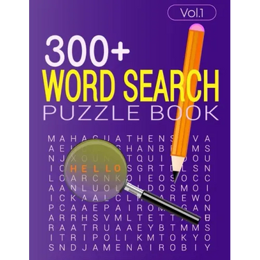 300+ WORD SEARCH PUZZLE BOOK (Vol.1): Word search book with solution
