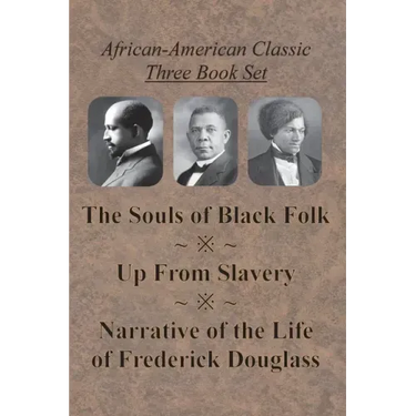 African-American Classic Three Book Set - The Souls of Black Folk, Up From Slavery, and Narrative of the Life of Frederick Douglass
