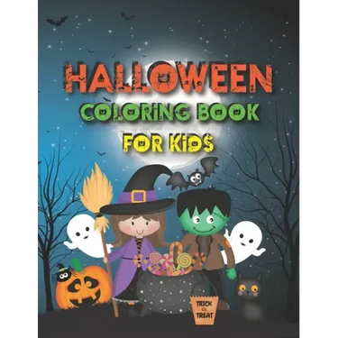 Halloween Coloring Book for Kids: A Fun Coloring Book for Children Ages 4-8