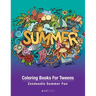 Coloring Books For Tweens: Zendoodle Summer Fun: Ocean Colouring Pages For Boys & Girls of All Ages, Tweens, Intricate Zentangle Drawings For Str