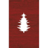 Merry: A Red Hardcover Decorative Book for Decoration with Spine Text to Stack on Bookshelves, Decorate Coffee Tables, Christ