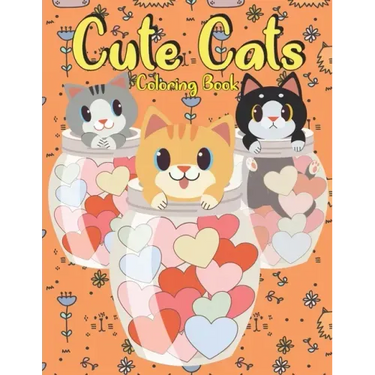Cute Cats Coloring Book: for kids to color 30 cats drawing . the perfect gift for children
