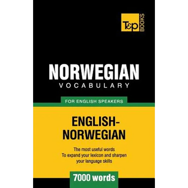 Norwegian vocabulary for English speakers - 7000 words