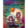 Halloween and Autumn Coloring Book by Molly Harrison: A Halloween coloring book featuring 25 pages of line art to color! Witches, Vampires, and More!