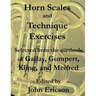 Horn Scales and Technique Exercises