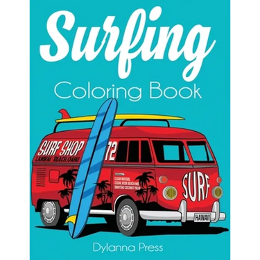 Surfing Coloring Book