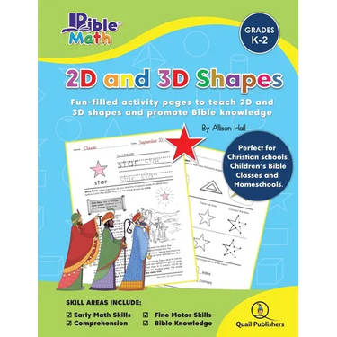 Bible Math 2D and 3D Shapes: 2D and 3D Shapes