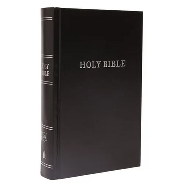 KJV, Pew Bible, Large Print, Hardcover, Black, Red Letter Edition