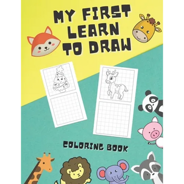 My First Learn To Draw Coloring Book: Practice for Kids with Pen Control, Activity Book