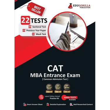 Cat 2023: MBA Entrance Exam (Common Admission Test) - 10 Mock Tests, 9 Sectional Tests and 3 Previous Year Papers (1100 Solved Questions) with Free Ac