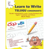 Learn to Write TELUGU CONSONANTS: Telugu Varnamala (consonants) Words TELUGU CONSONANTS Letter Tracing Workbook with English Translations and Pictures