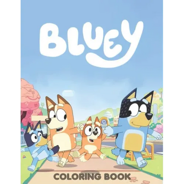 Blụey's Coloring Book: Blụey's Coloring Book For Kids, Ages 4-8, Ages 8-12 and Adults With 100+ High Quality Coloring Pages Perfect Gif