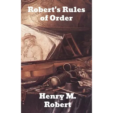 Robert's Rules of Order