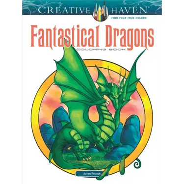 Creative Haven Fantastical Dragons Coloring Book