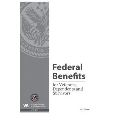 Federal Benefits for Veterans, Dependents and Survivors, 2017