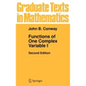 Functions of One Complex Variable I