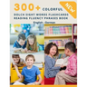 300+ Colorful Dolch Sight Words Flashcards Reading Fluency Phrases Book English-German: Complete list vocabulary children need to know and read first