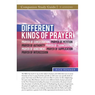 Different Kinds of Prayer Study Guide
