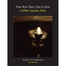 Litplan Teacher Pack: That Was Then This Is Now