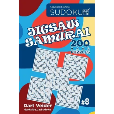 Sudoku Jigsaw Samurai - 200 Hard Puzzles 9x9 (Volume 8)