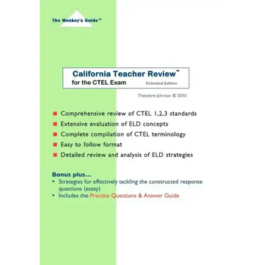 California Teacher Review (Extended Edition): for the CTEL Exam