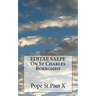 EDITAE SAEPE On St Charles Borromeo