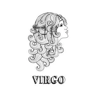 Virgo: Coloring Book with Three Different Styles of All Twelve Signs of the Zodiac. 36 Individual Coloring Pages. 8.5 x 11