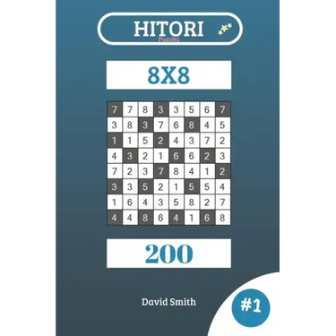 Hitori Puzzles - 200 Puzzles 8x8 Vol.1