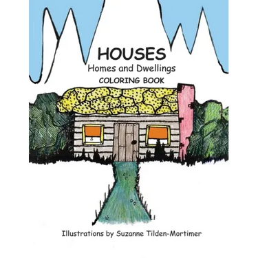 Houses Homes and Dwellings: Coloring Book
