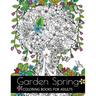 Garden Spring coloring books for Adults: An Adult coloring Book Flower and Animal Design