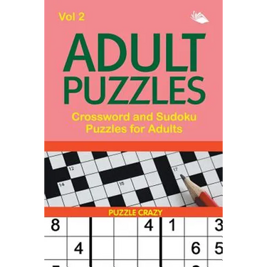 Adult Puzzles: Crossword and Sudoku Puzzles for Adults Vol 2