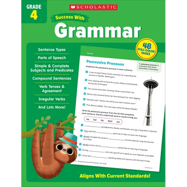 Scholastic Success with Grammar Grade 4 Workbook