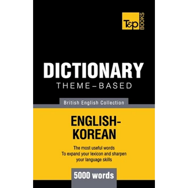 Theme-based dictionary British English-Korean - 5000 words