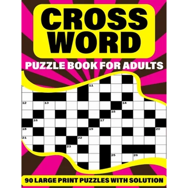Crossword Puzzle Book For Adults: Large Print Holiday Crossword Book For Adult And Senior Grandparents With Supplying 90 Large Print Puzzles And Solut