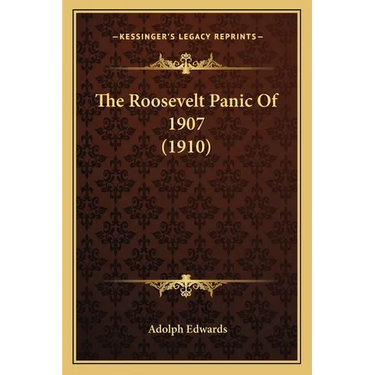 The Roosevelt Panic Of 1907 (1910)