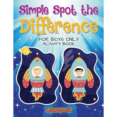 Simple Spot the Difference for Boys Only Activity Book