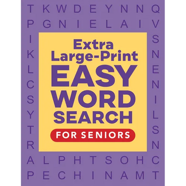 Extra Large-Print Easy Word Search for Seniors
