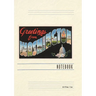 Vintage Lined Notebook Greetings from Washington, DC
