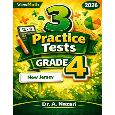 3 New Jersey NJSLA Grade 4 Math Practice Tests: Full-Length Test Prep with Detailed Answer Explanations
