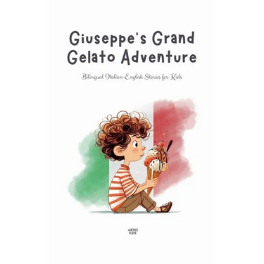 Giuseppe's Grand Gelato Adventure: Bilingual Italian-English Stories for Kids