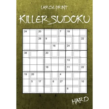 Large Print Hard Killer Sudoku: 100 Challenging Sumdoku Puzzles for Experts