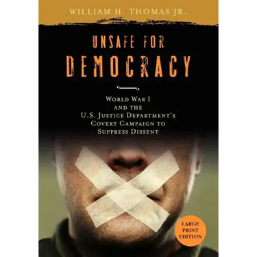 Unsafe for Democracy: World War I and the U.S. Justice Department's Covert Campaign to Suppress Dissent