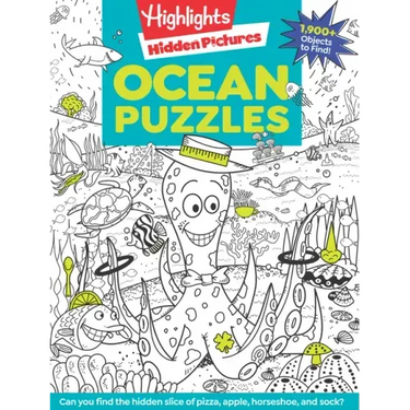 Ocean Puzzles: Over 100 Search and Find Puzzles with Sea Creatures, Marine Animals and More Under the Sea Picture Scenes, Ocean Picture Puzzles for Ki