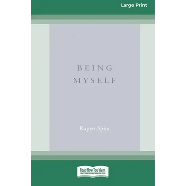 Being Myself (Large Print 16 Pt Edition)